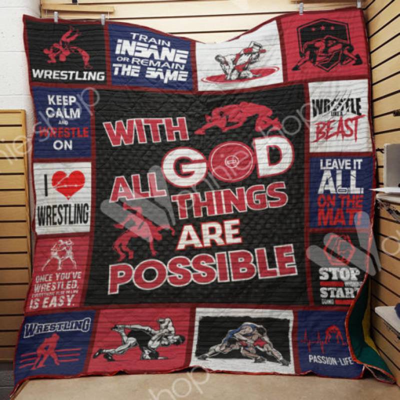 Wrestling M1503 85O36 Blanket