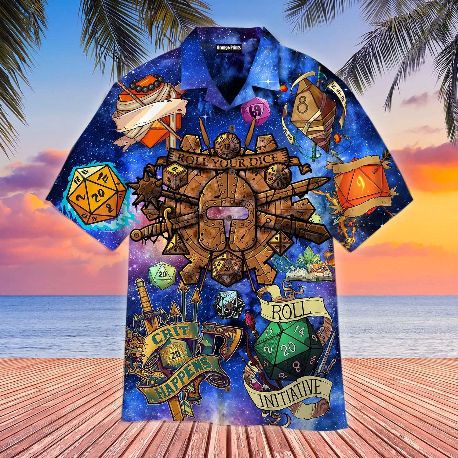 Dnd Roll Your Dice Aloha Hawaii Shirts For Men Women Ha90016