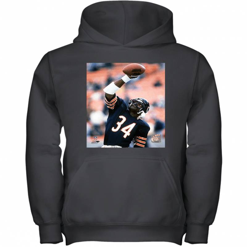 Walter Payton Chicago Bears Action Youth Hoodie