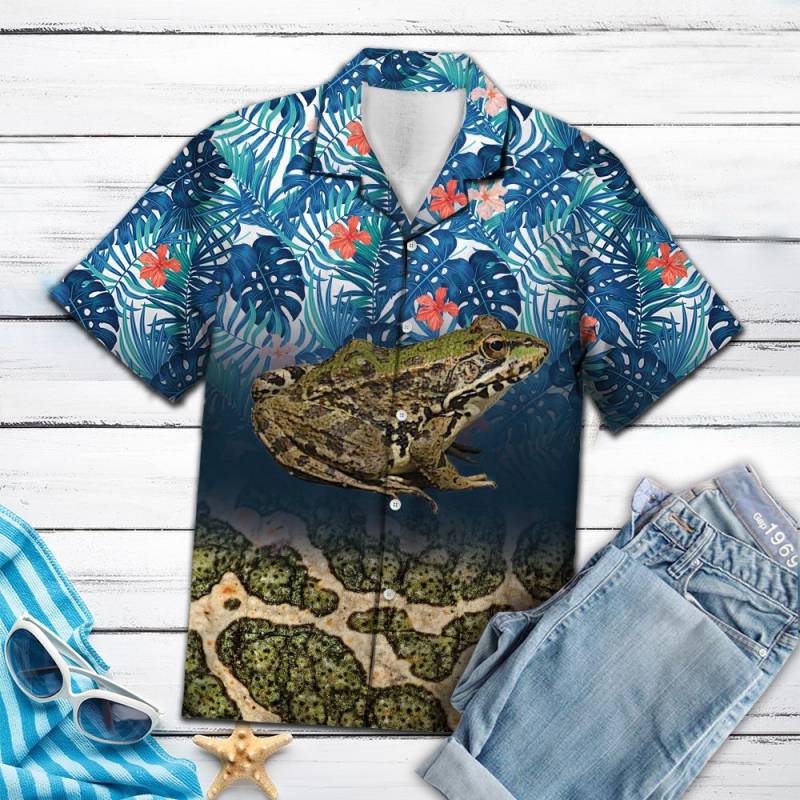 3D Frog G5728 – Hawaiian Shirt