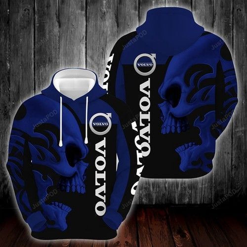Ab Volvo Skull Black Blue Hoodie & Zip Hoodie