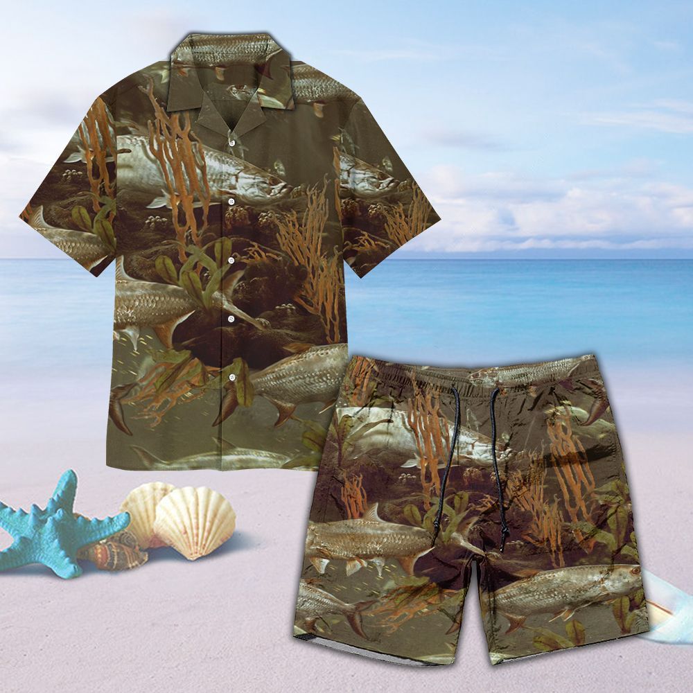 Tarpon Unisex Hawaiian Shirt Beach Fishing Hawaiian Ha98978