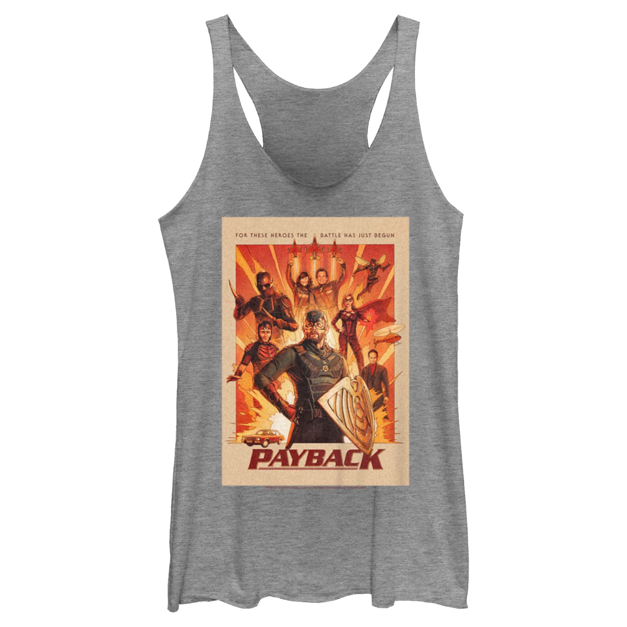 Women’S The Boys Payback Poster Racerback Tank Top