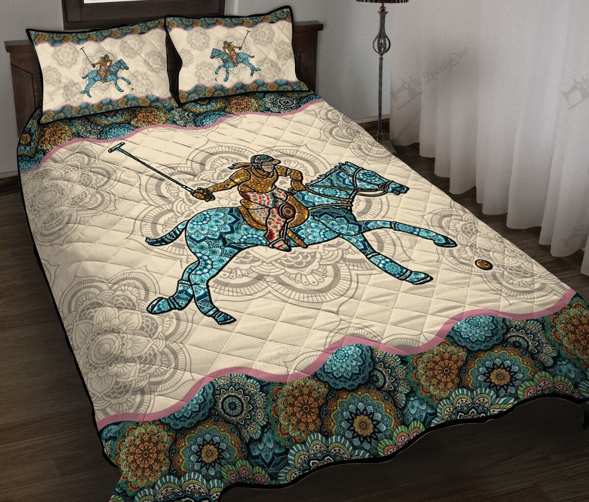 Woman Polo Sport Quilt Bed Set & Quilt Blanket