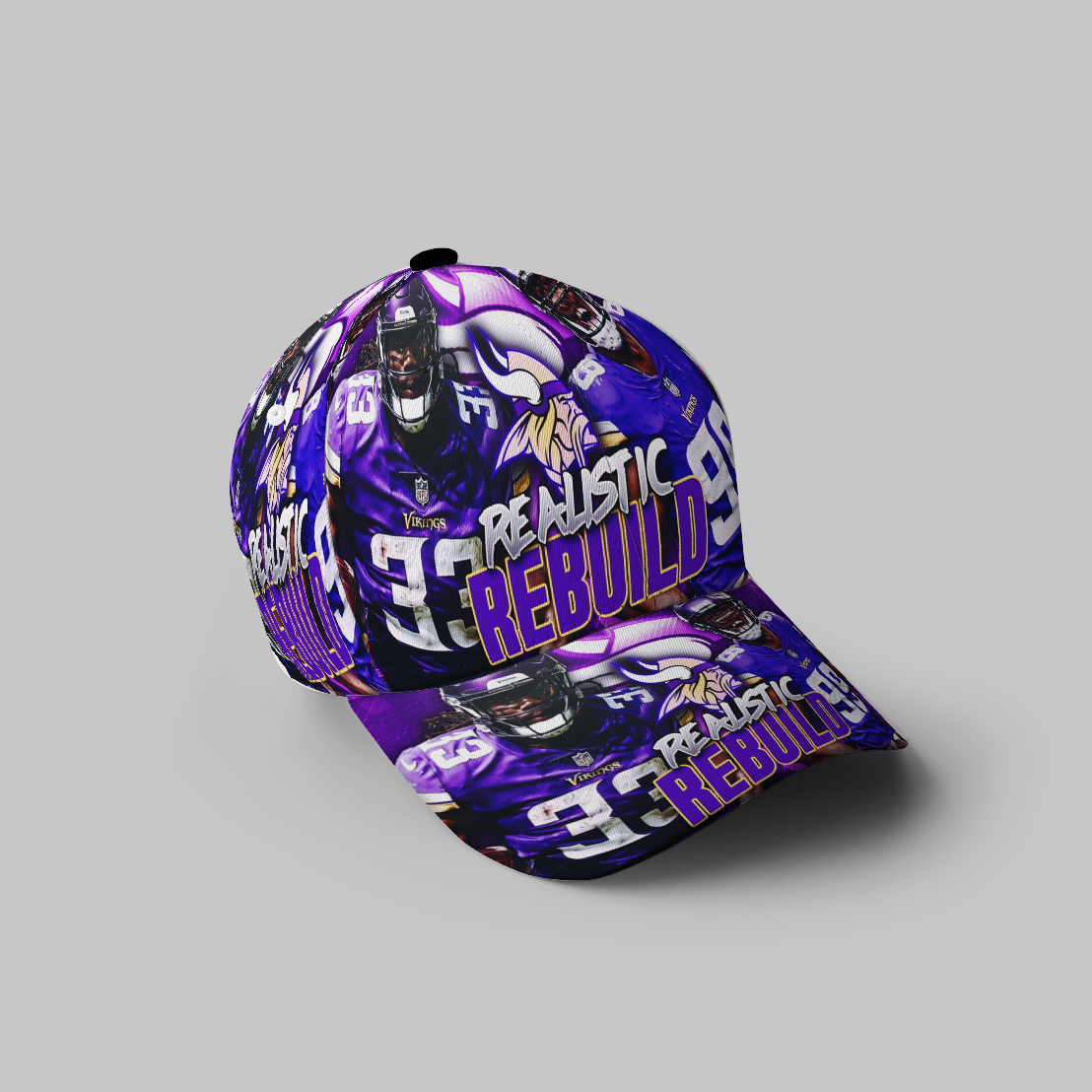 Minnesota Vikings Team Rebuild 3D Printing Baseball Cap Classic Hat