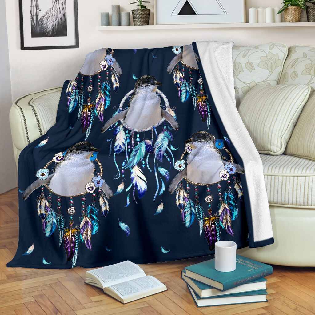 Penguin Dream Catcher Fleece Blanket – Quilt Blanket