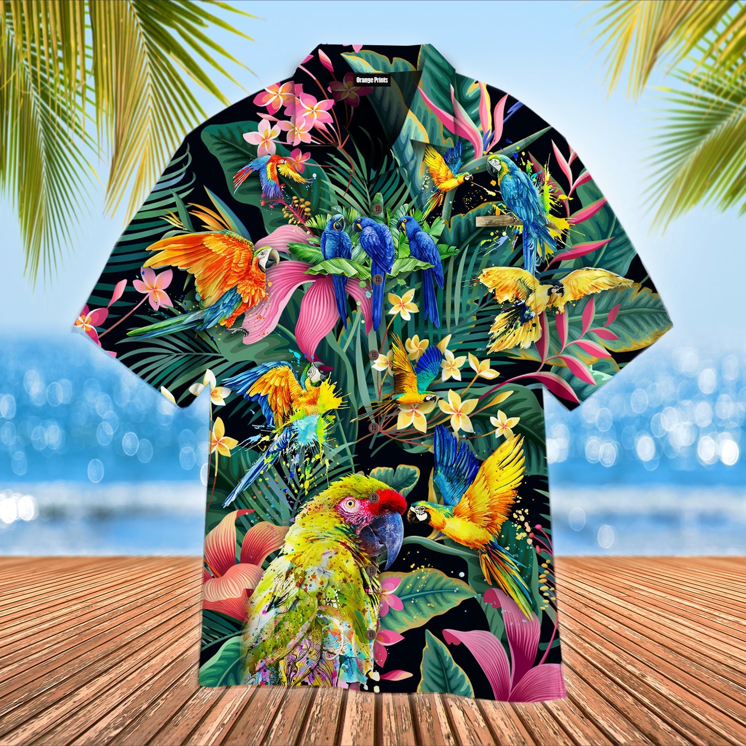 Tropical Parrots Hawaii Shirt For Men Women Adult Ha100974