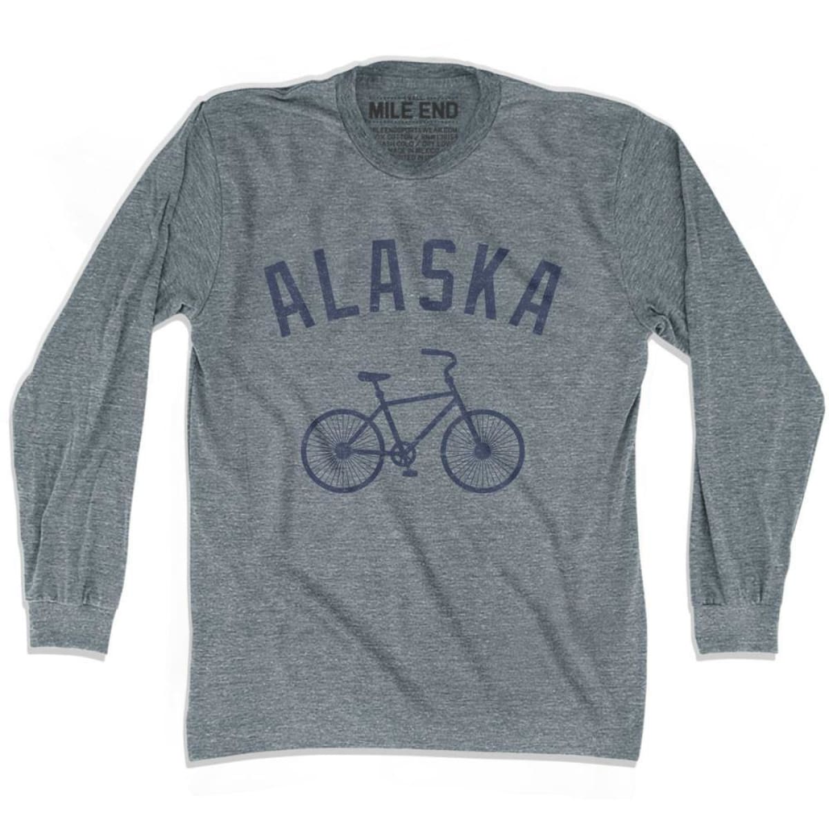 Alaska Vintage Bike T-shirt Long Sleeve