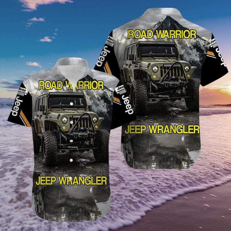 Shop Amazing Road Warrior Jeep Wrangler Unisex Hawaii Aloha Shirts Ha45133