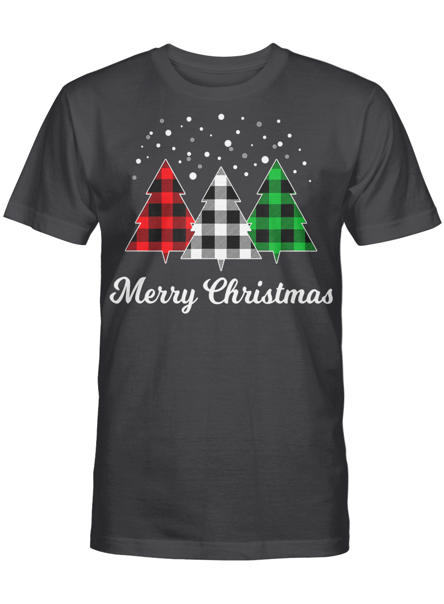 AmazeStyleZ Santa’s Reindeer, Ugly Christmas Sweater, Christmas Gift Ideas, Christmas Santa Tree Xmas Christmas July Holiday Plaid Funny T-Shirt