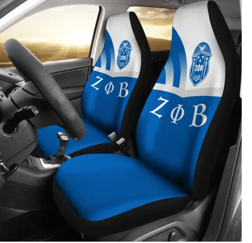 Zeta Phi Beta Sorority Inc Simple Style Car Seat Cover