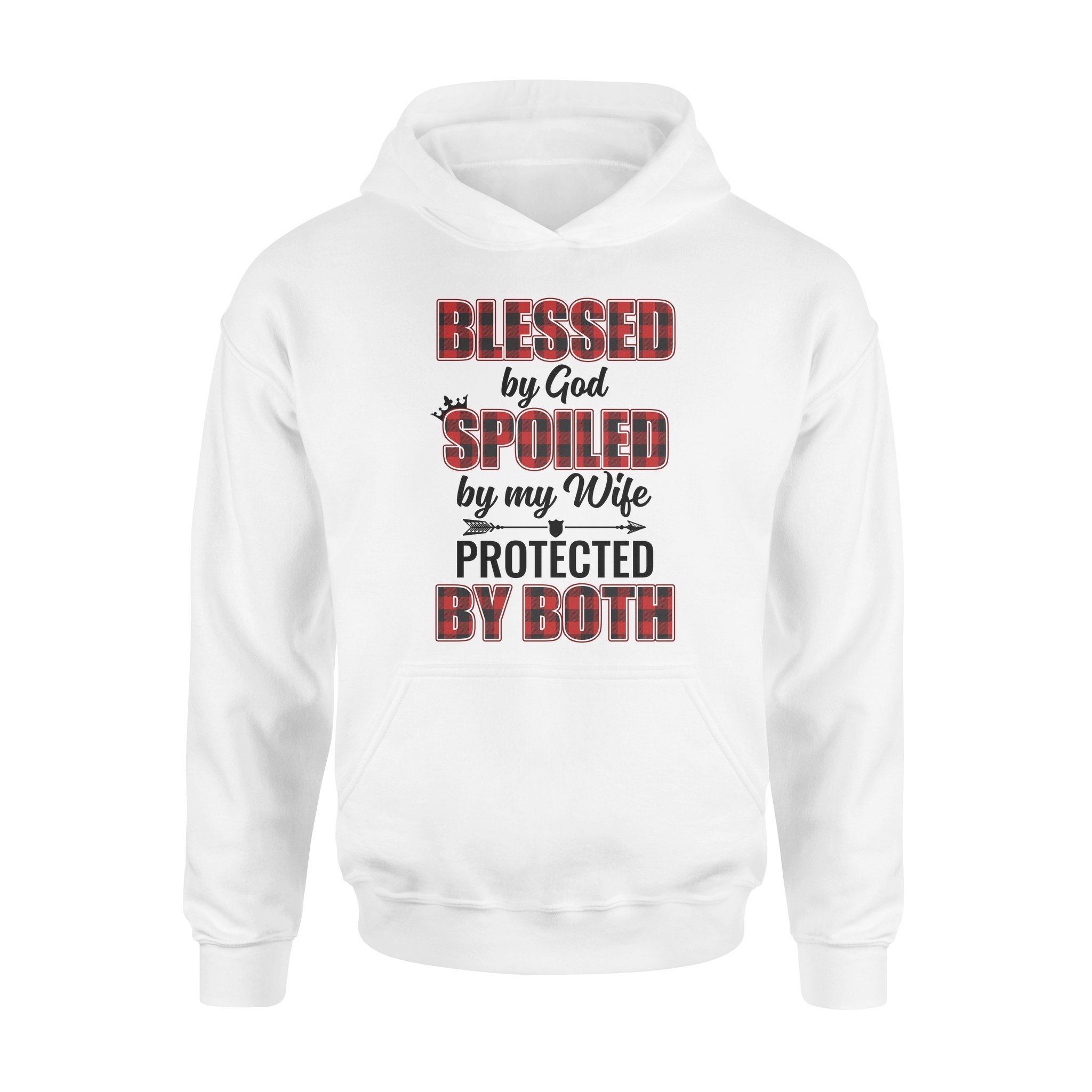 Blessed By God Spolied By My Wife – Standard Hoodie