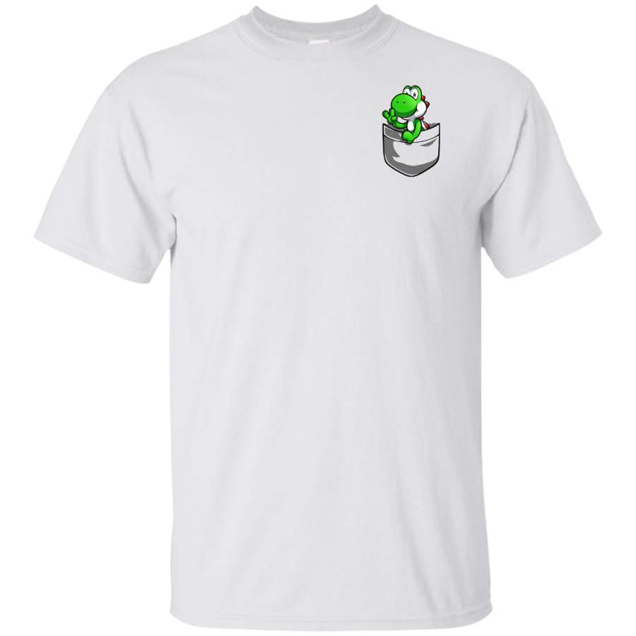 AGR Pocket Yoshi Tshirt Mens Cotton T-Shirt