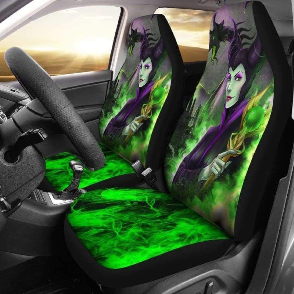 Maleficent Car Seat Covers Universal Fit 051312