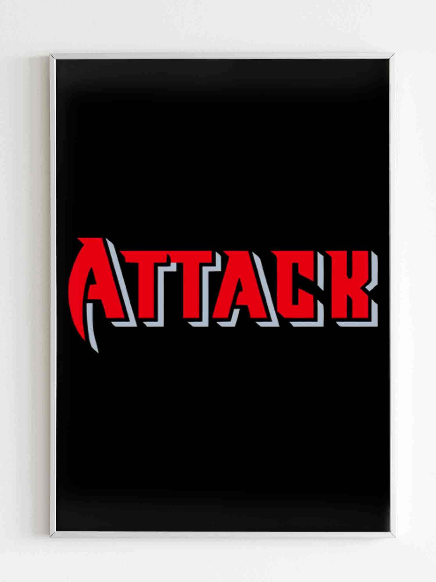 Attack Tampa Bay Buccaneers Poster