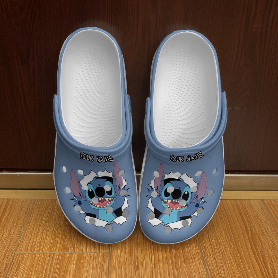 Stitch And Lilo Gift For Lover Rubber Crocs Crocband Clogs, Stitch And ...