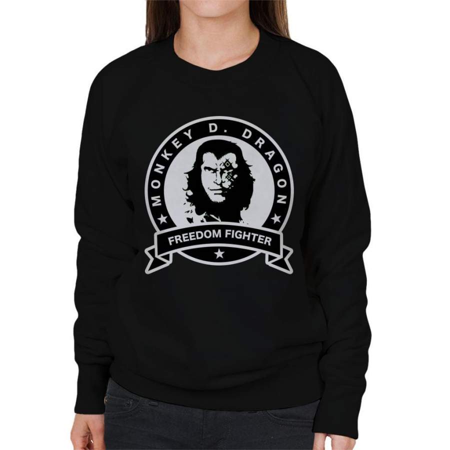 One Piece Monkey D Dragon Freedom Fighter Women’s Sweatshirt