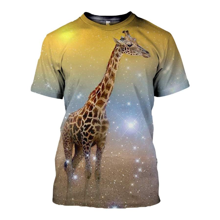 3D All Over Printed Giraffe T Shirt Hoodie 261210