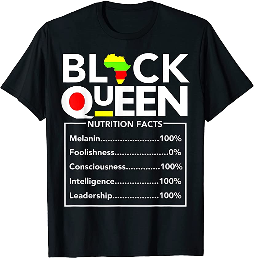 Juneteenth Black Queen Women Mom Aunt Sister Melanin Girls T-Shirt