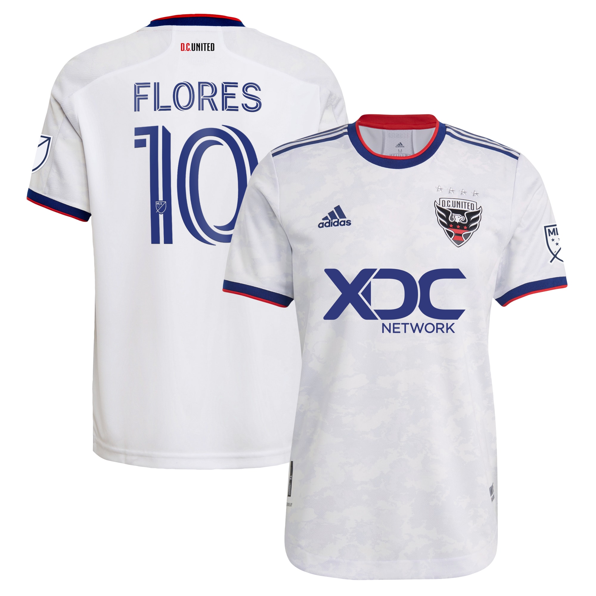 Edison Flores D.C. United 2022 The Marble Authentic Player Jersey – White