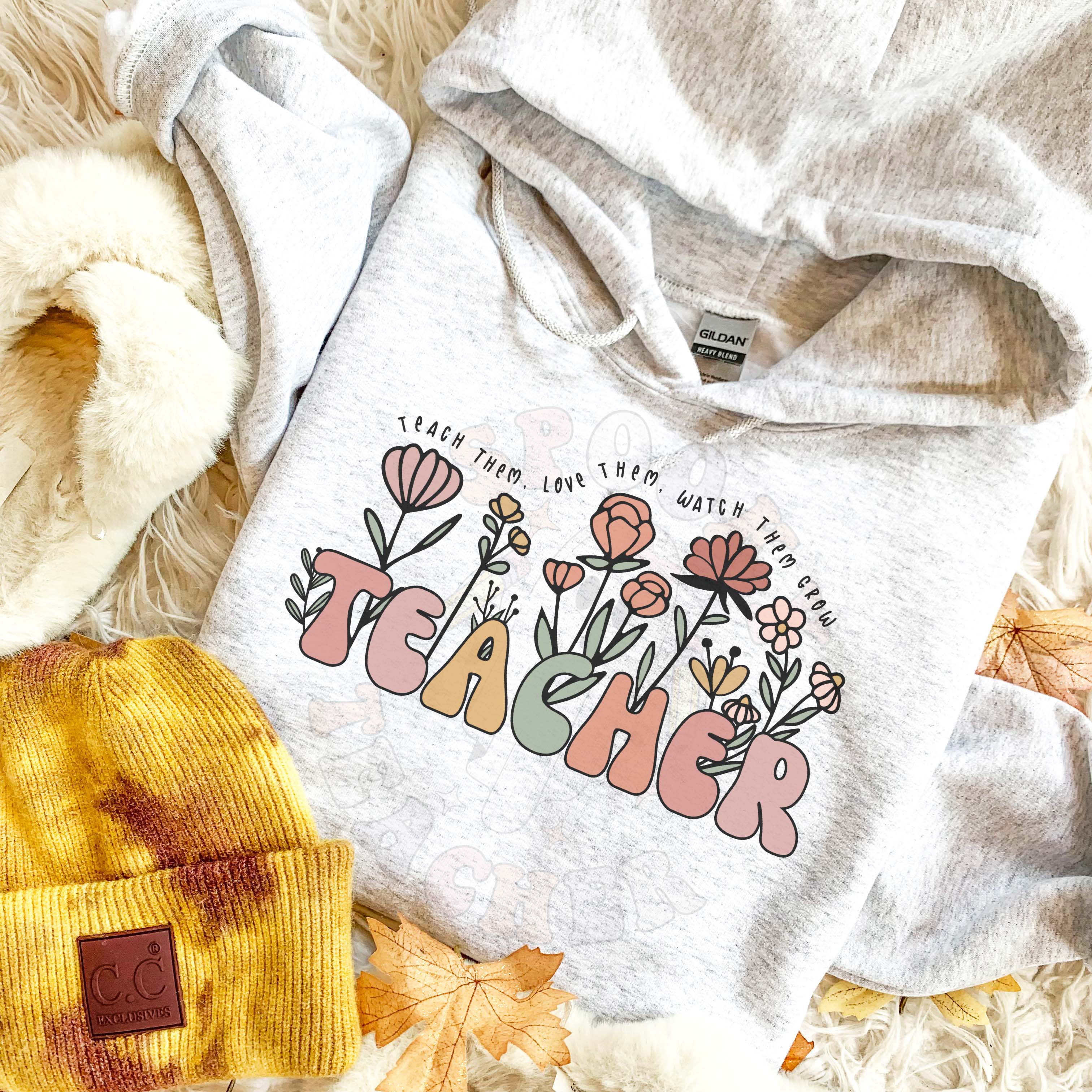 Growing Flowers Teacher Sweatshirt