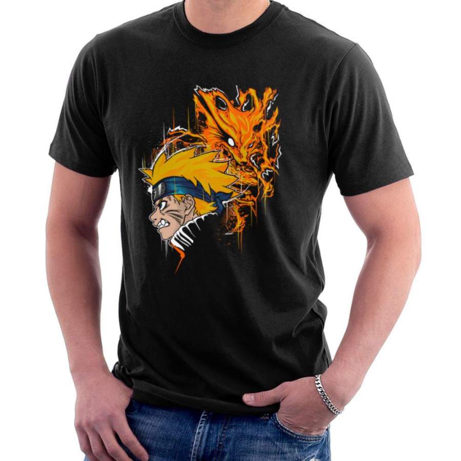 Demon Fox Naruto Men’s T-Shirt