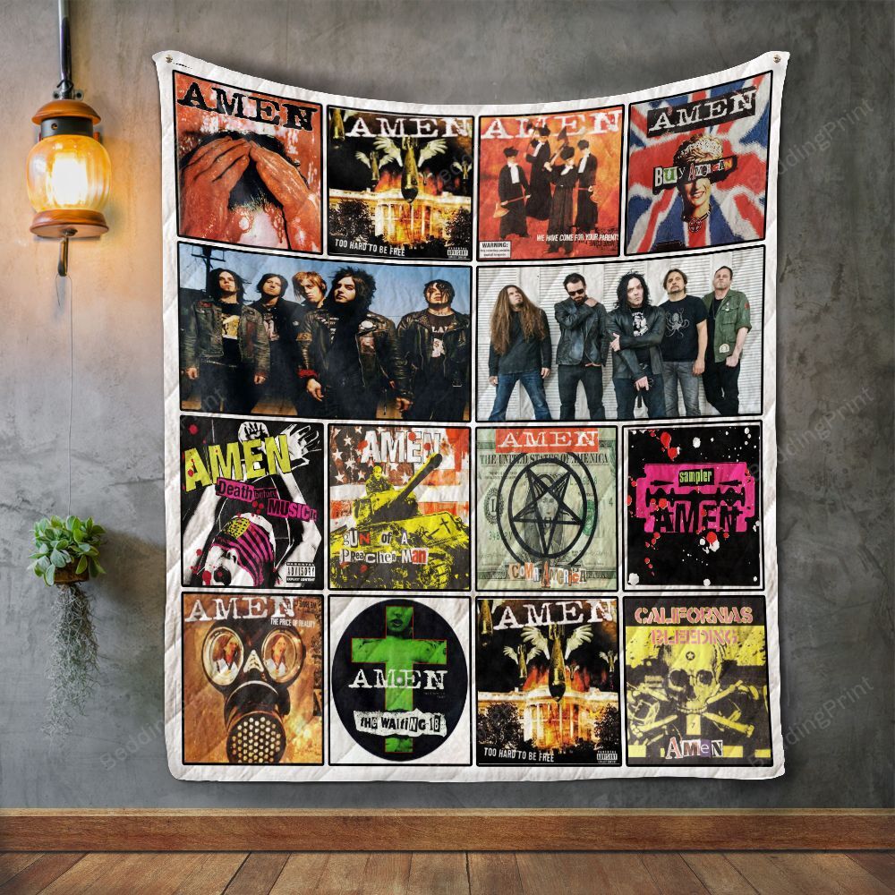 Amen Album Covers Quilt Blanket