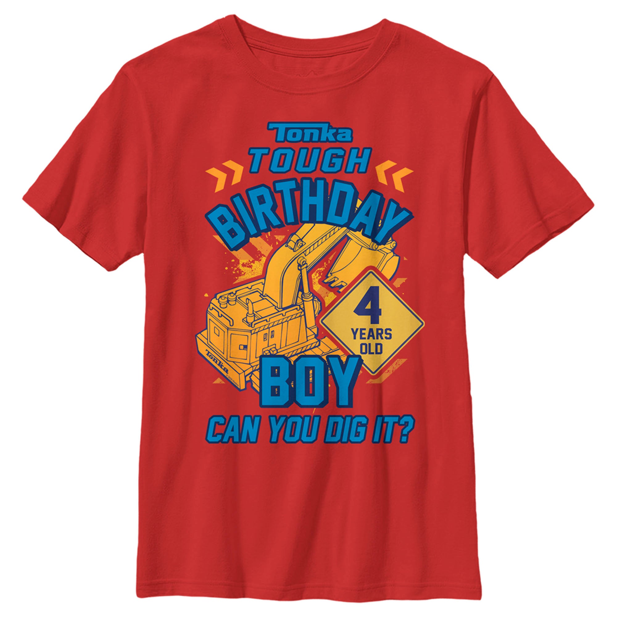 Tonka Boy’S 4Th Birthday  T-Shirt