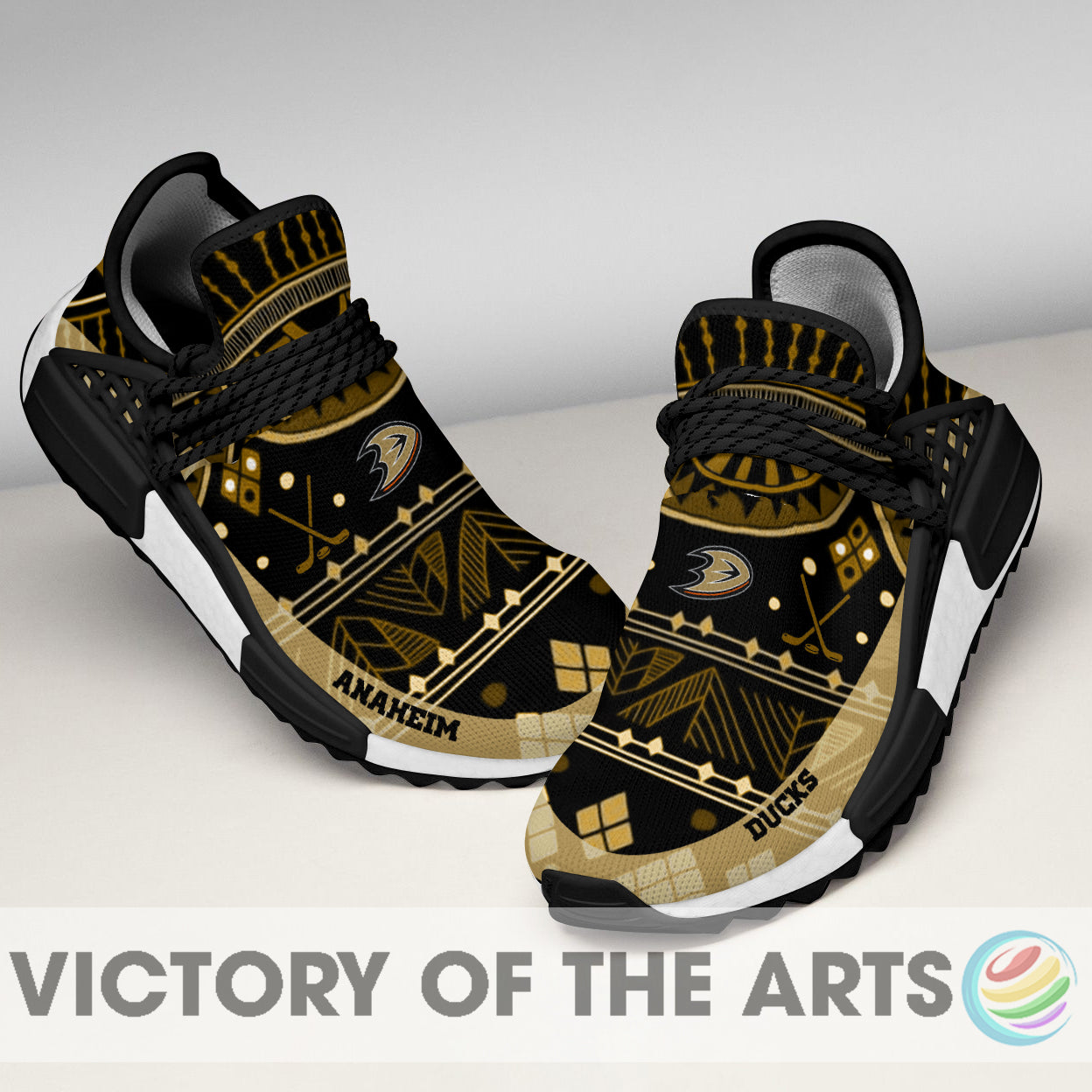 Amazing Pattern Human Race Anaheim Ducks Shoes For Fans