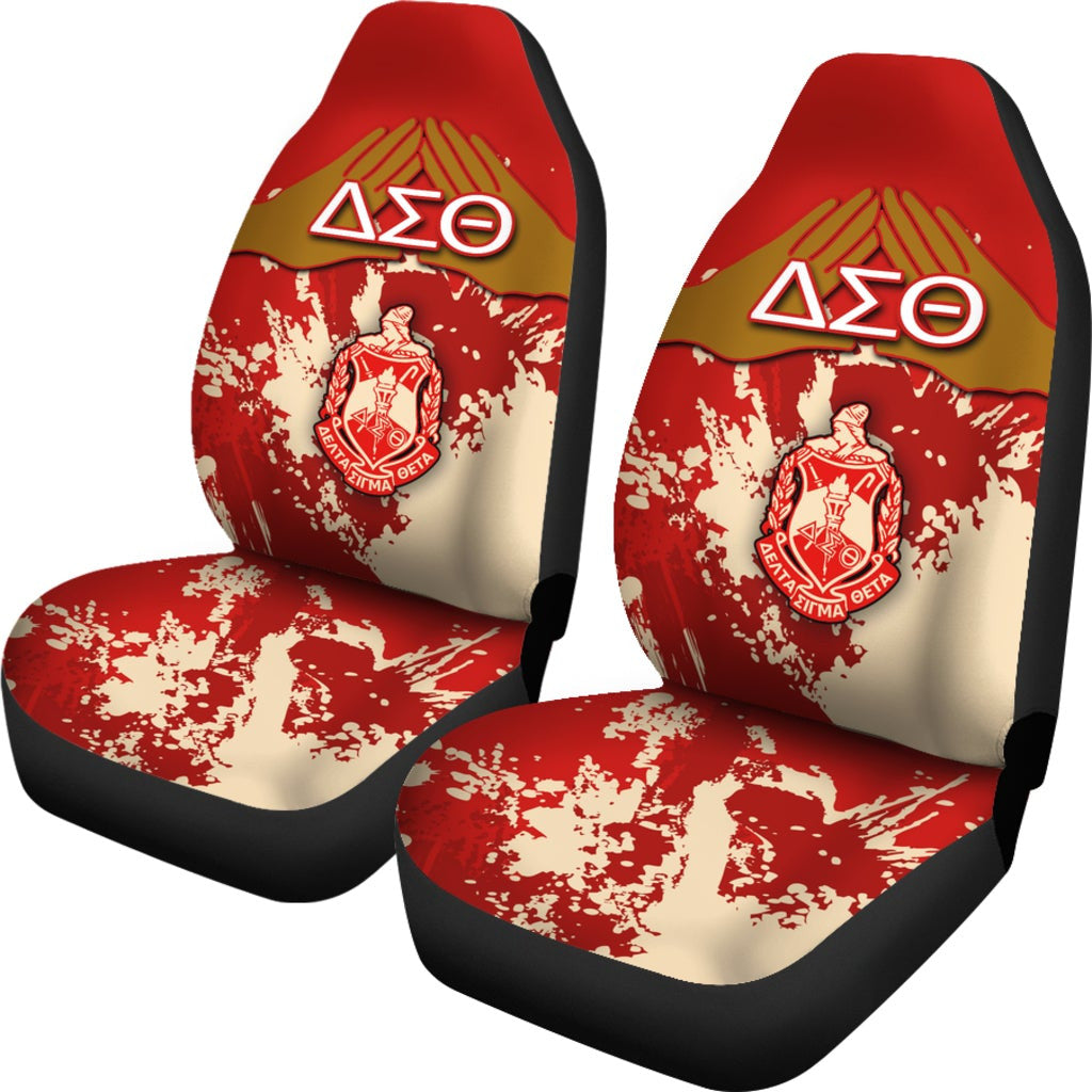 Sorority Car Seat Cover – Delta Sigma Theta Car Seat Cover Spaint Style