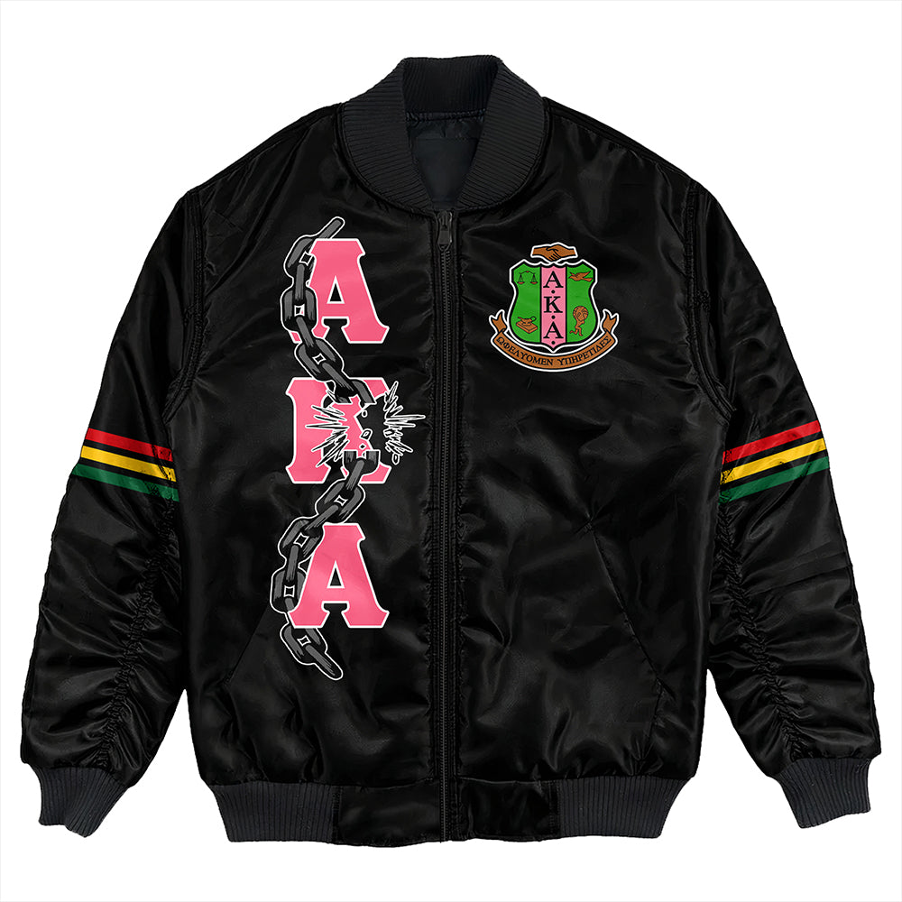 Alpha Kappa Alpha Happy Juneteenth Bomber Jacket T09