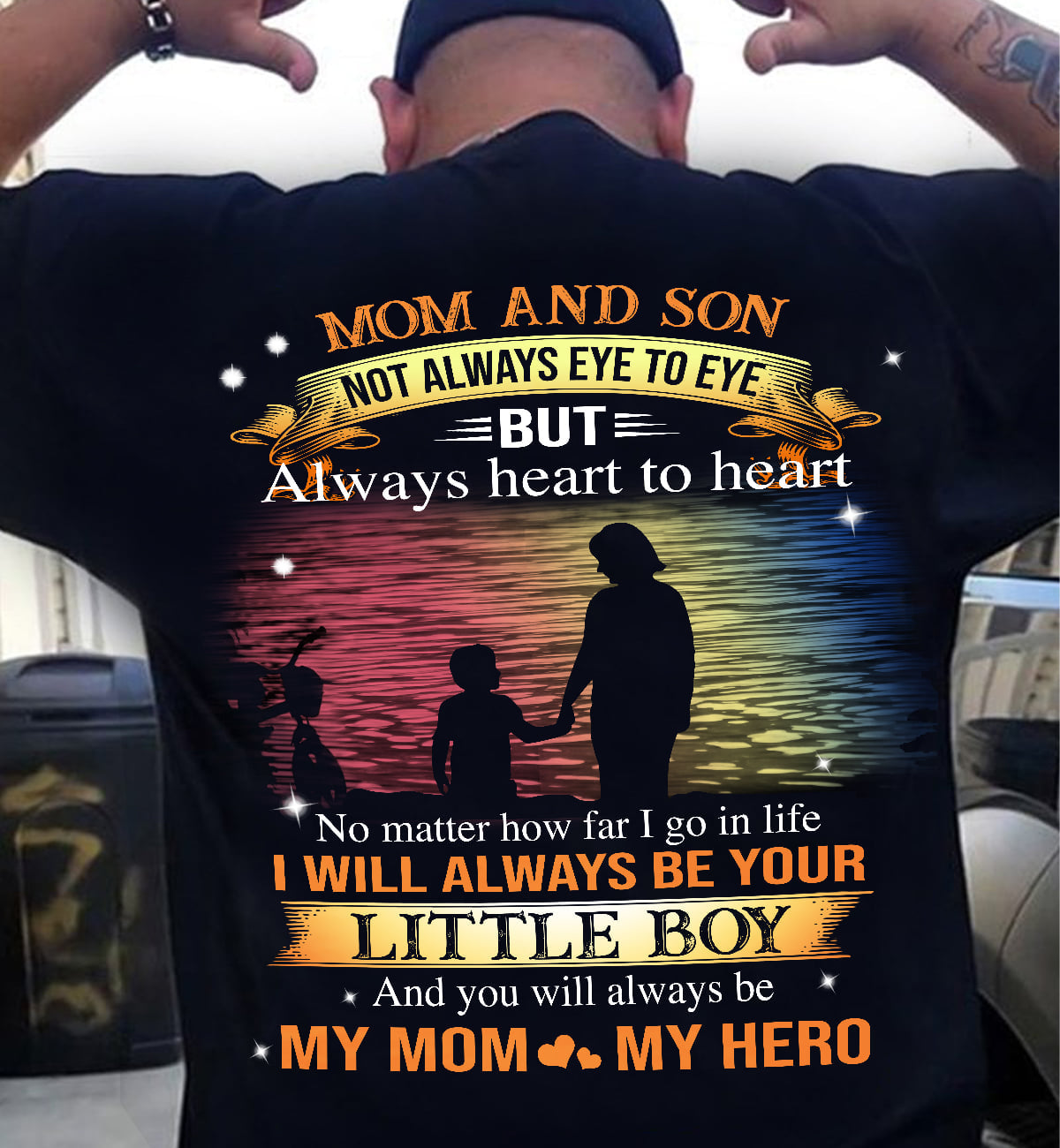 Mom And Son Not Always Eye To Eye Classic T-Shirt