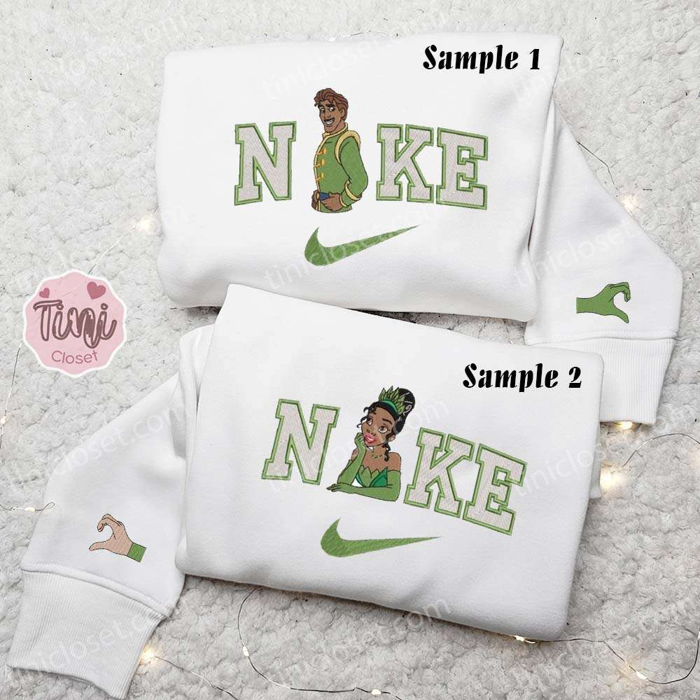 Tiana and Prince Naveen Embroidered Couples Shirts – Small Gifts Great Love