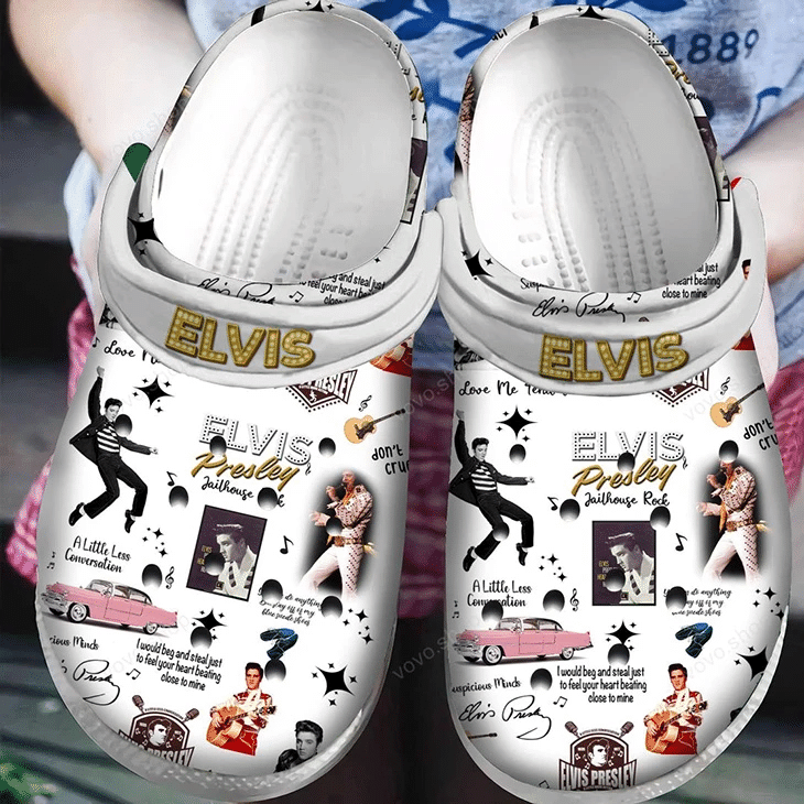 Elvis Presley Crocs Clog Shoes