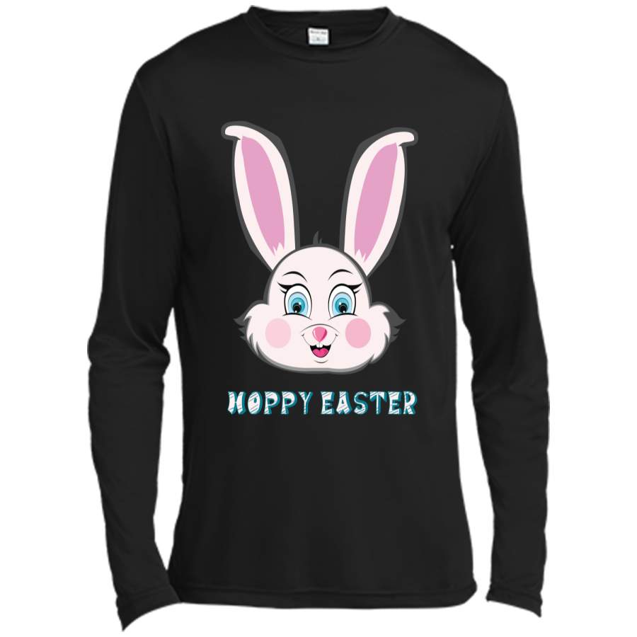 Cute Bunny Easter Day Shirt for Women and Kids1 Long Sleeve Moisture Absorbing Shirt