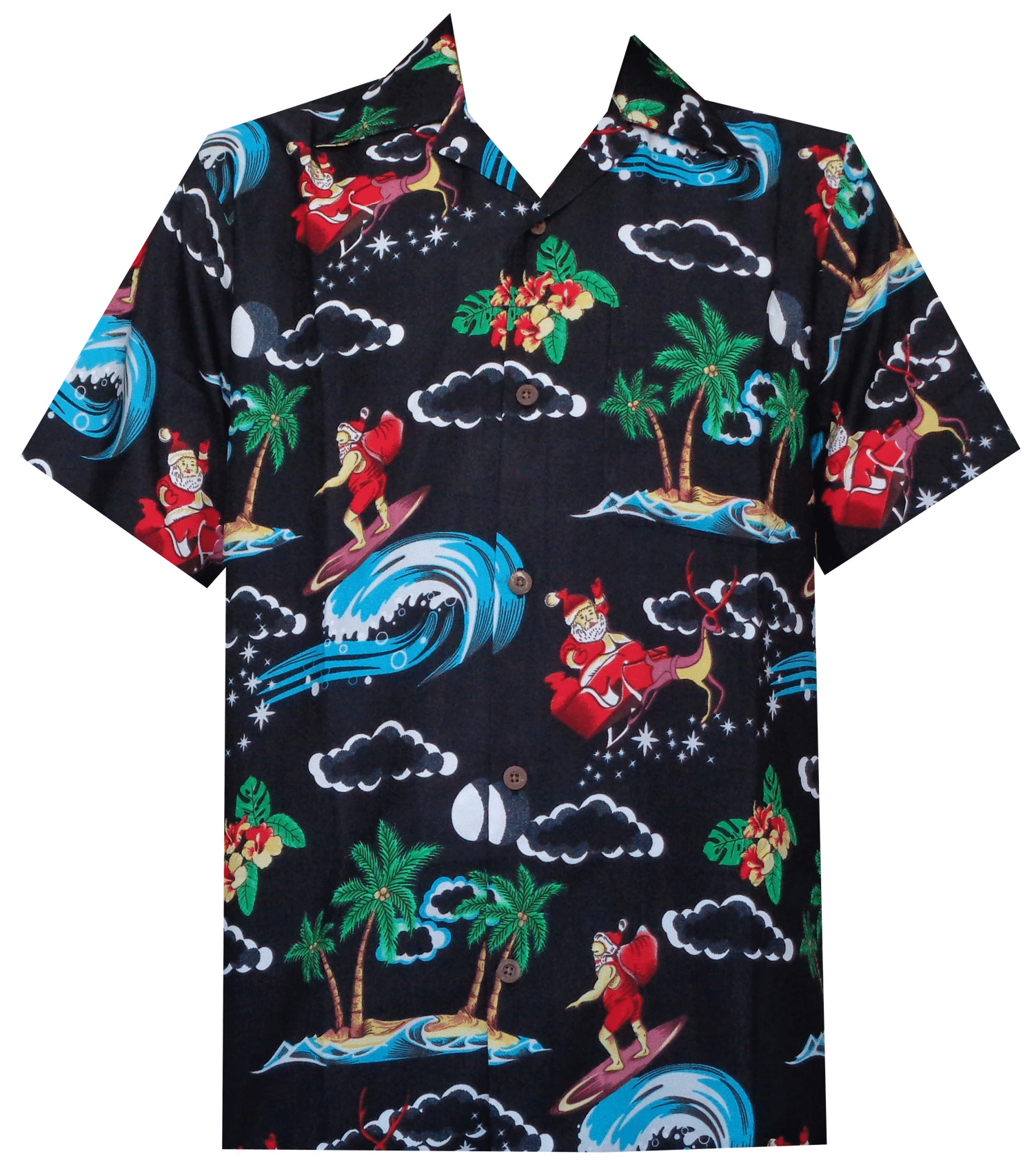 Santa On The Beach Hawaii Shirt Unisex Adult Ha19521