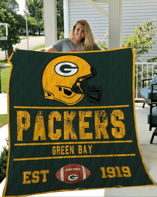 Green Bay Packers V52 3 D Printing Quilt Gift For Fan Football Lovers