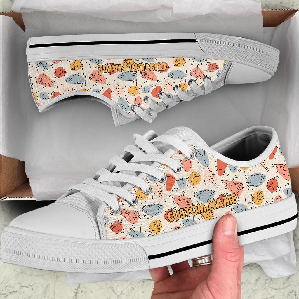 Cats Kitty Shoes Cats Sneakers Shoes with Cats Kitty Women shoes