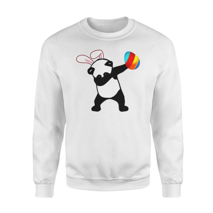 Easter Bunny Dabbing Panda Bear Easter Egg Sweatshirt