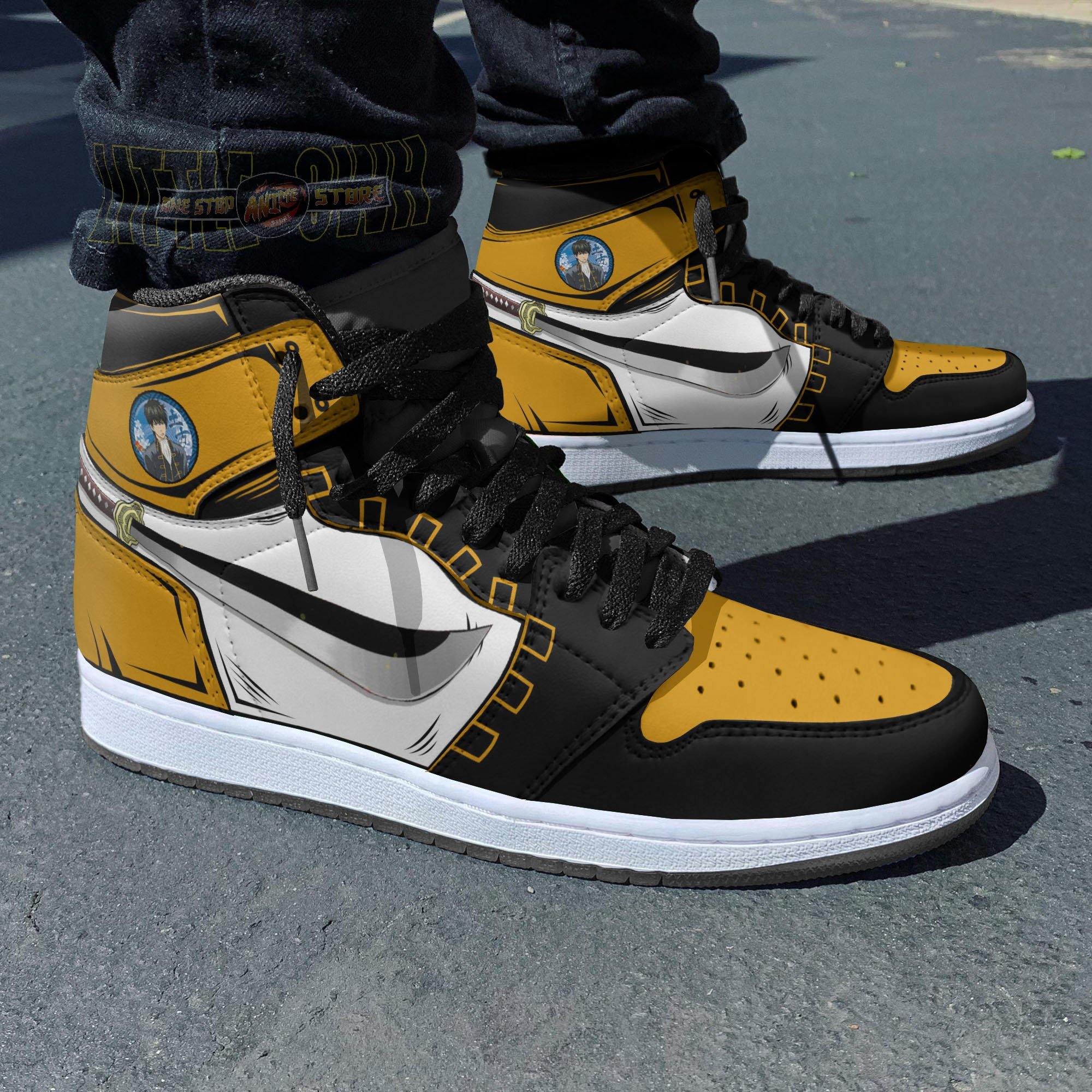 Hijikata Toushirou Anime Shoes Gintama Custom Jd Sneakers Sword