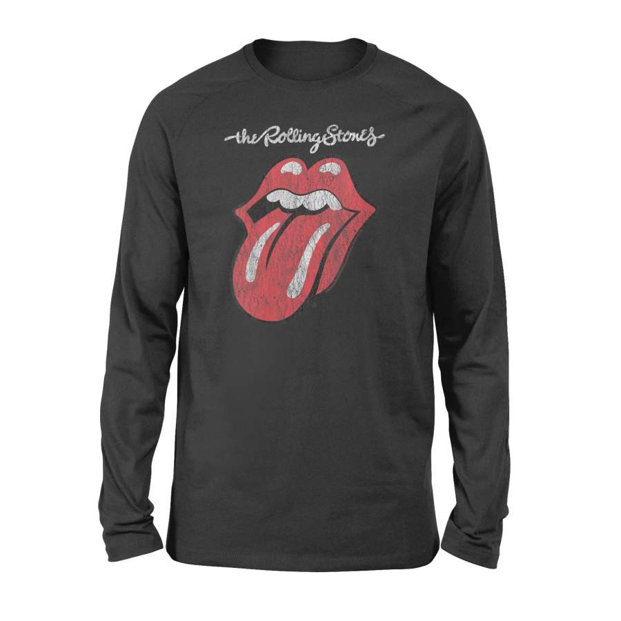 Womens Rolling Stones Official Script Tongue – Standard Long Sleeve