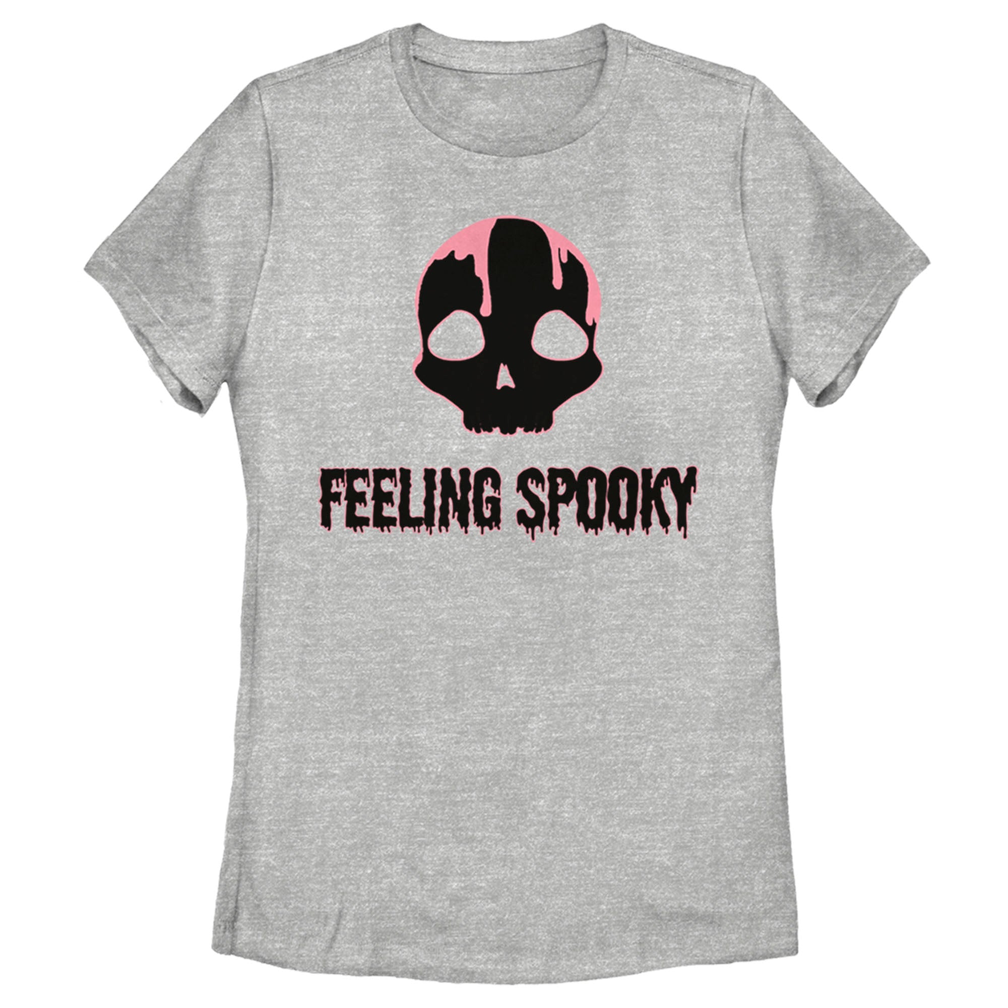 Lost Gods Women’S Halloween Feeling Spooky Skull  T-Shirt