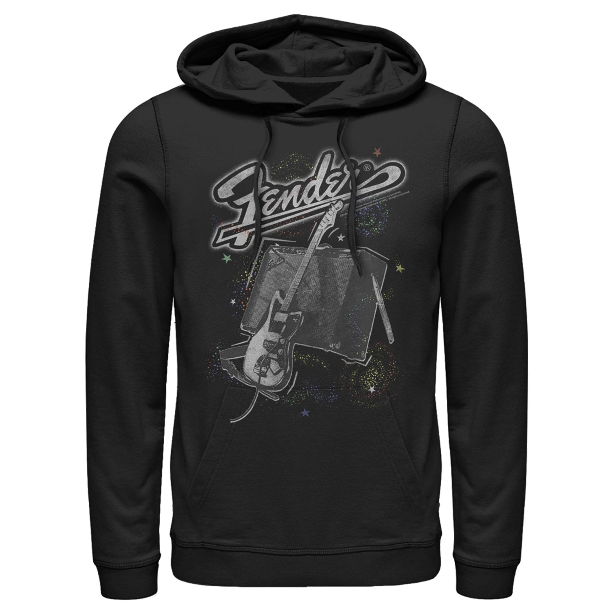 Fender Men’S Celestial Amp Logo  Pull Over Hoodie