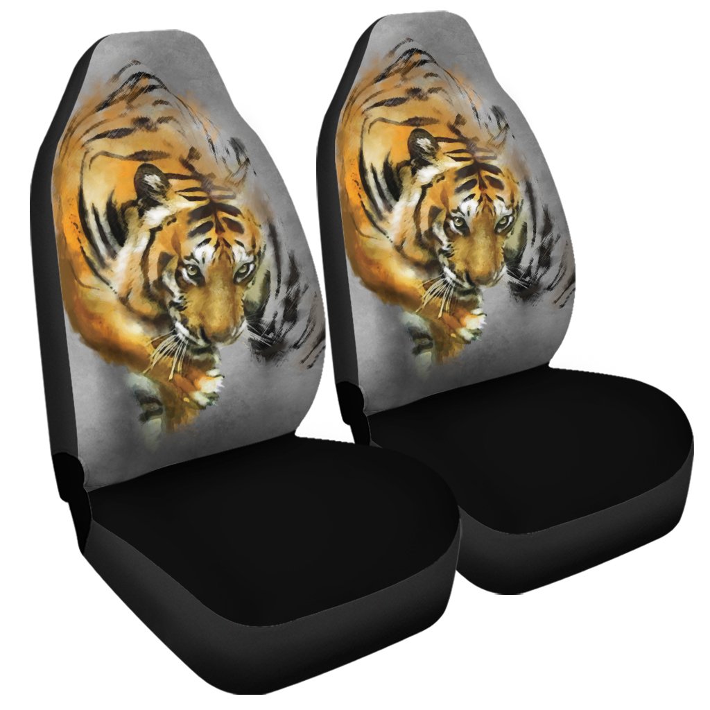 Tiger Painting Print Universal Fit Car Seat Covers