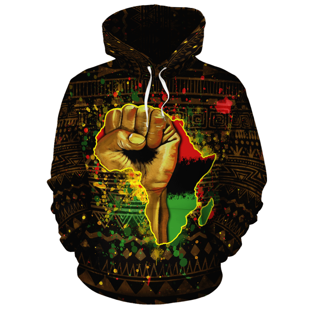 Black Power 3D All Over Printed Shirts