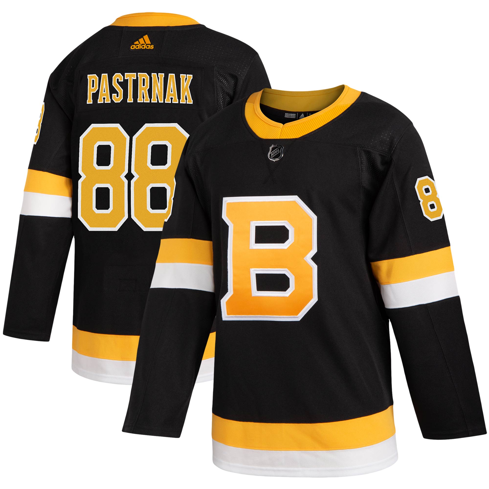 David Pastrnak Boston Bruins Alternate Authentic Player Jersey – Black