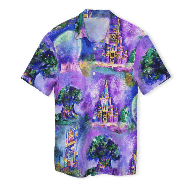 Magic Kingdom Purple Hawaii Shirt Ha26170