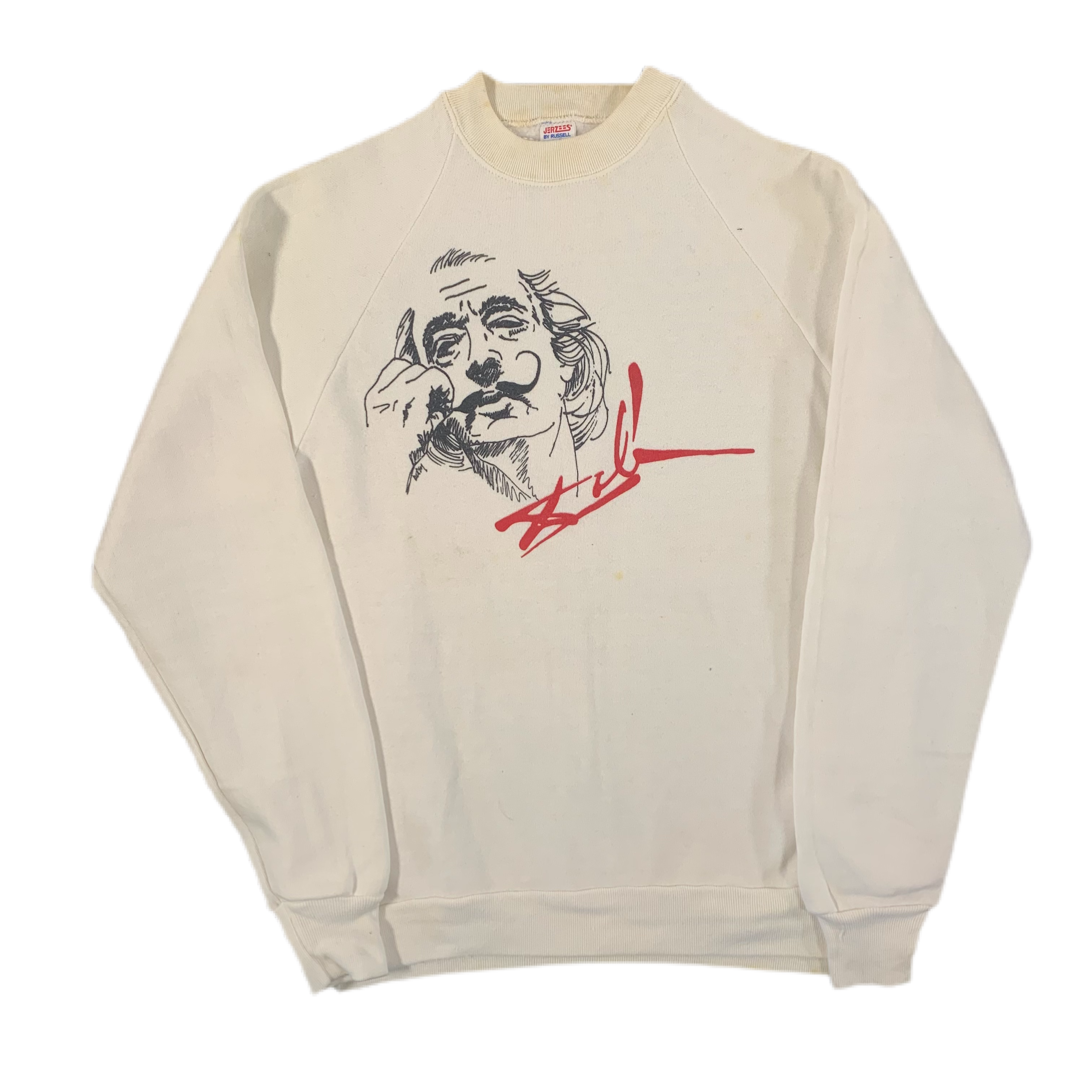 Vintage Salvador Dalí “Portrait” Raglan Sweatshirt