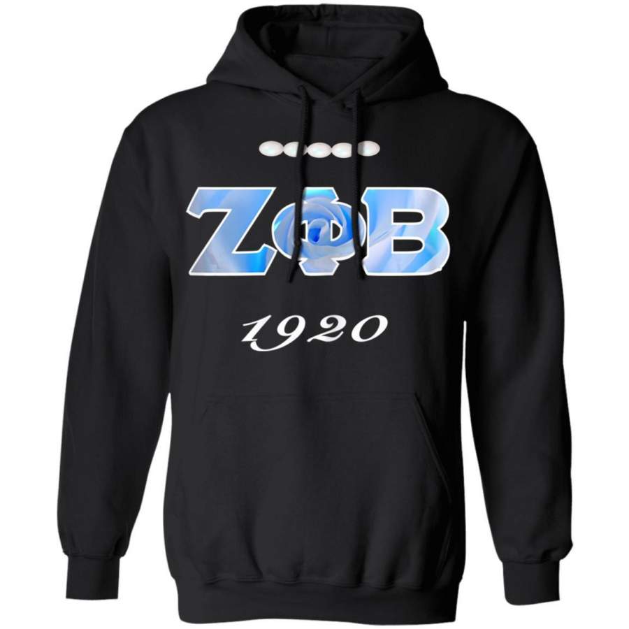 Zeta Blue Phi Beta 5 Pearls Sorority  Women Hoodie