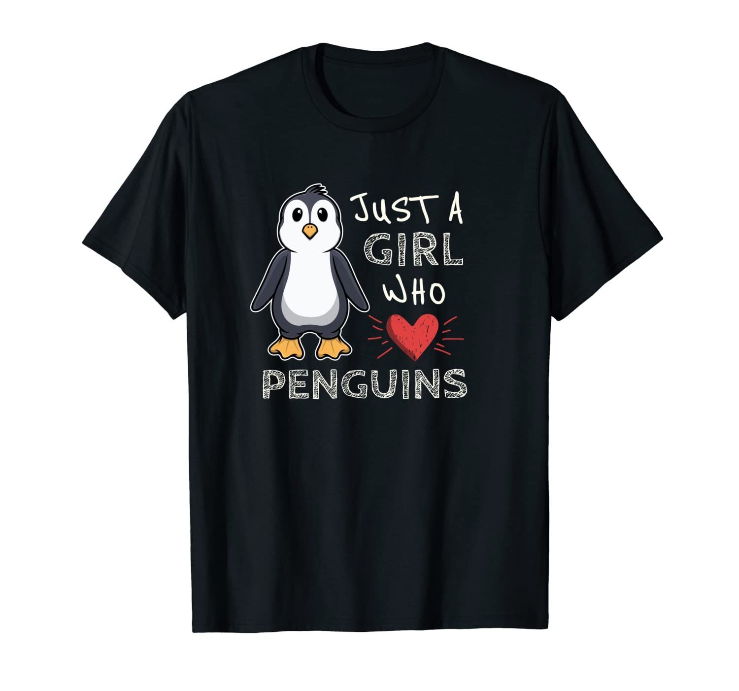 Just A Girl Who Loves Penguins Pullover Hoodie, T Shirt, Sweatshirt